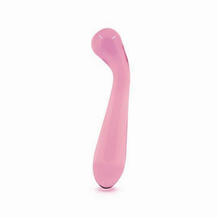 Crystal Pink Glass G-Spot Dildo