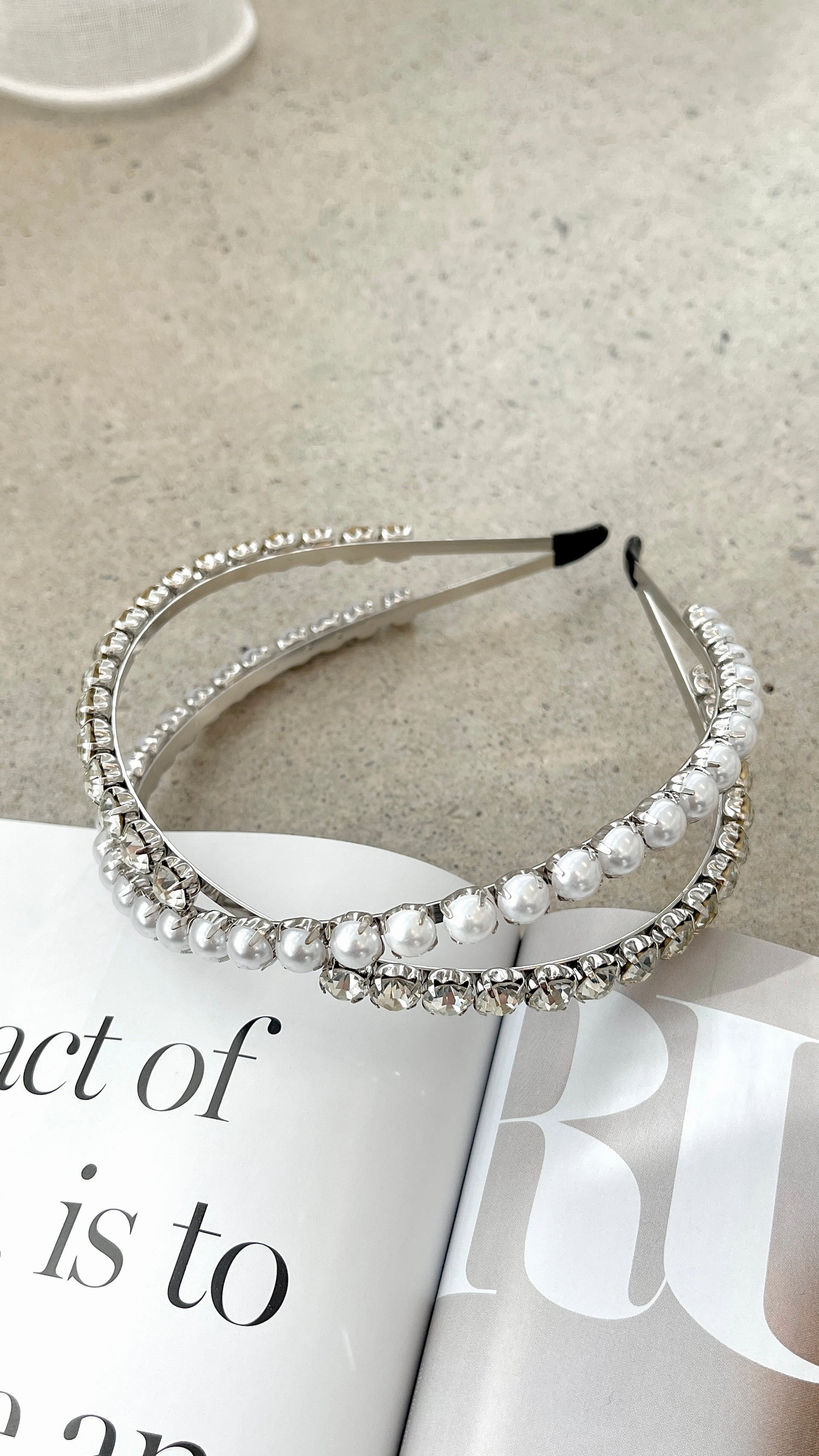 Daley Headband - Pearl