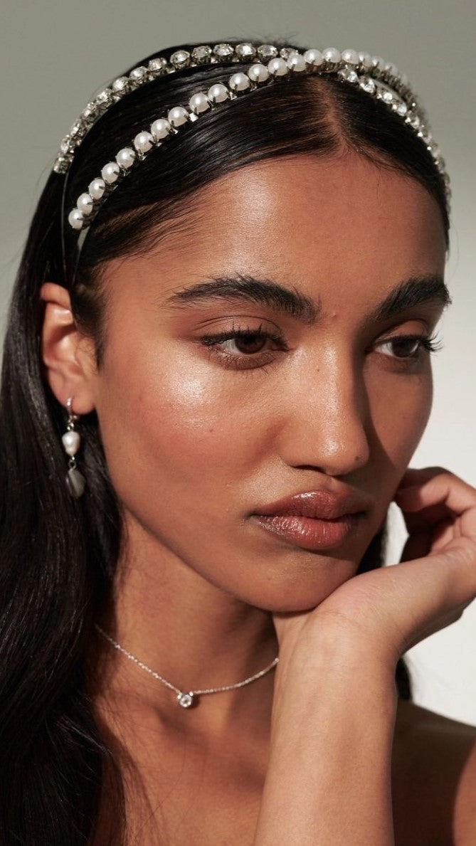 Daley Headband - Pearl