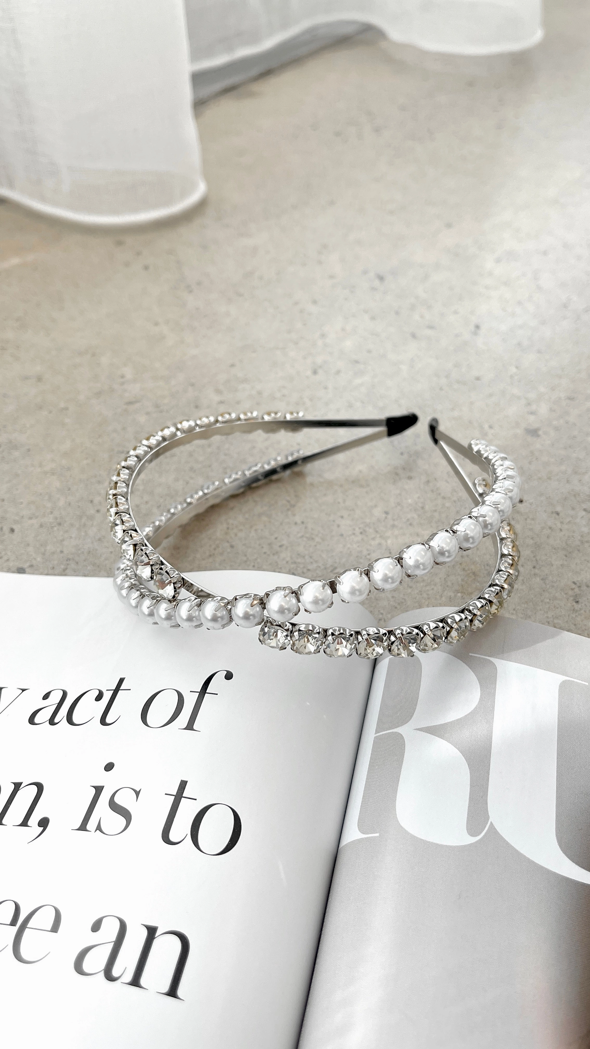 Daley Headband - Pearl