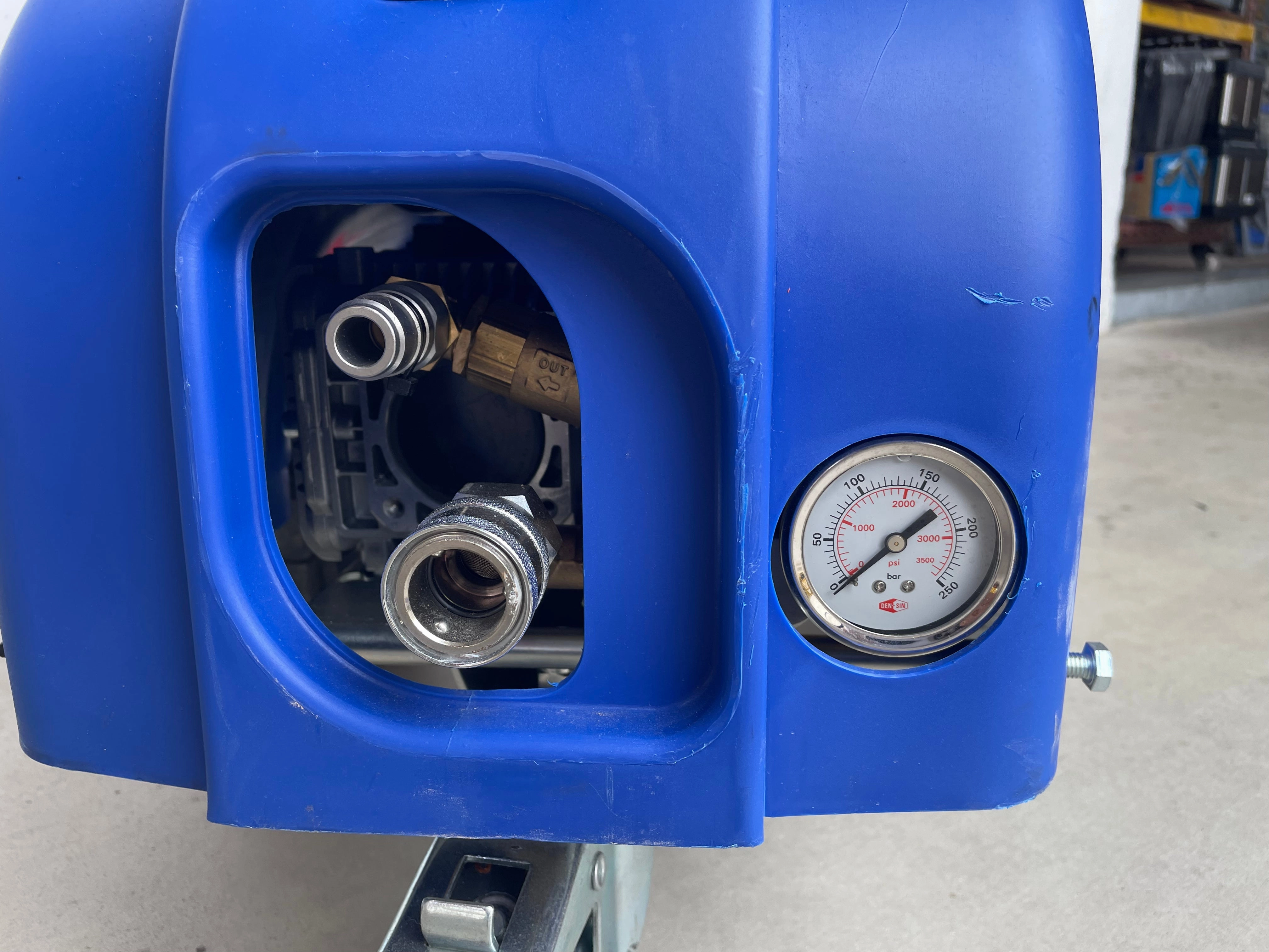 Densin Hp Cleaner (C110E) With 10M Pressure Hose   Short Lance 110Bar | Model : C110E 10M