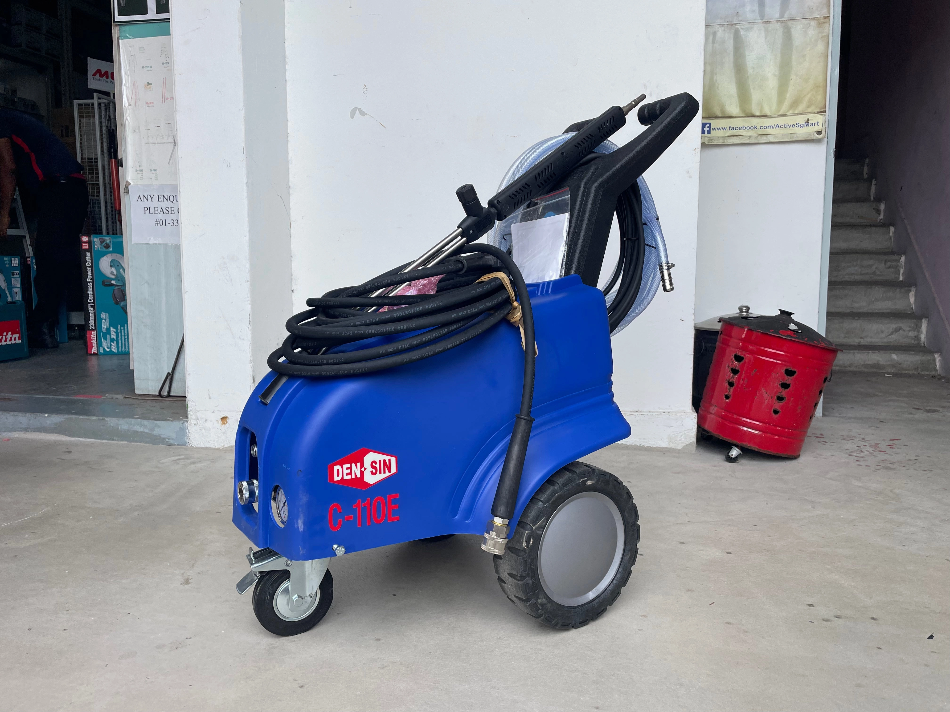 Densin Hp Cleaner (C110E) With 20M Pressure Hose | Model : C110E 20M