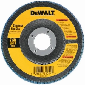DEWALT DW8306-Flap Disc, Zirconia, 4-1/2-Inch By 7/8-Inch, 40-Grit