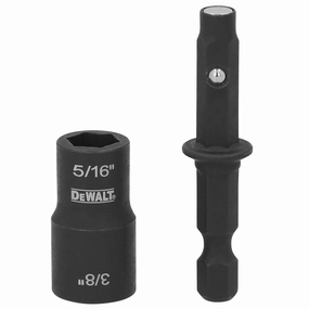 DEWALT DWADEND51638- 5/16 & 3/8 Socket w/ Short Extension