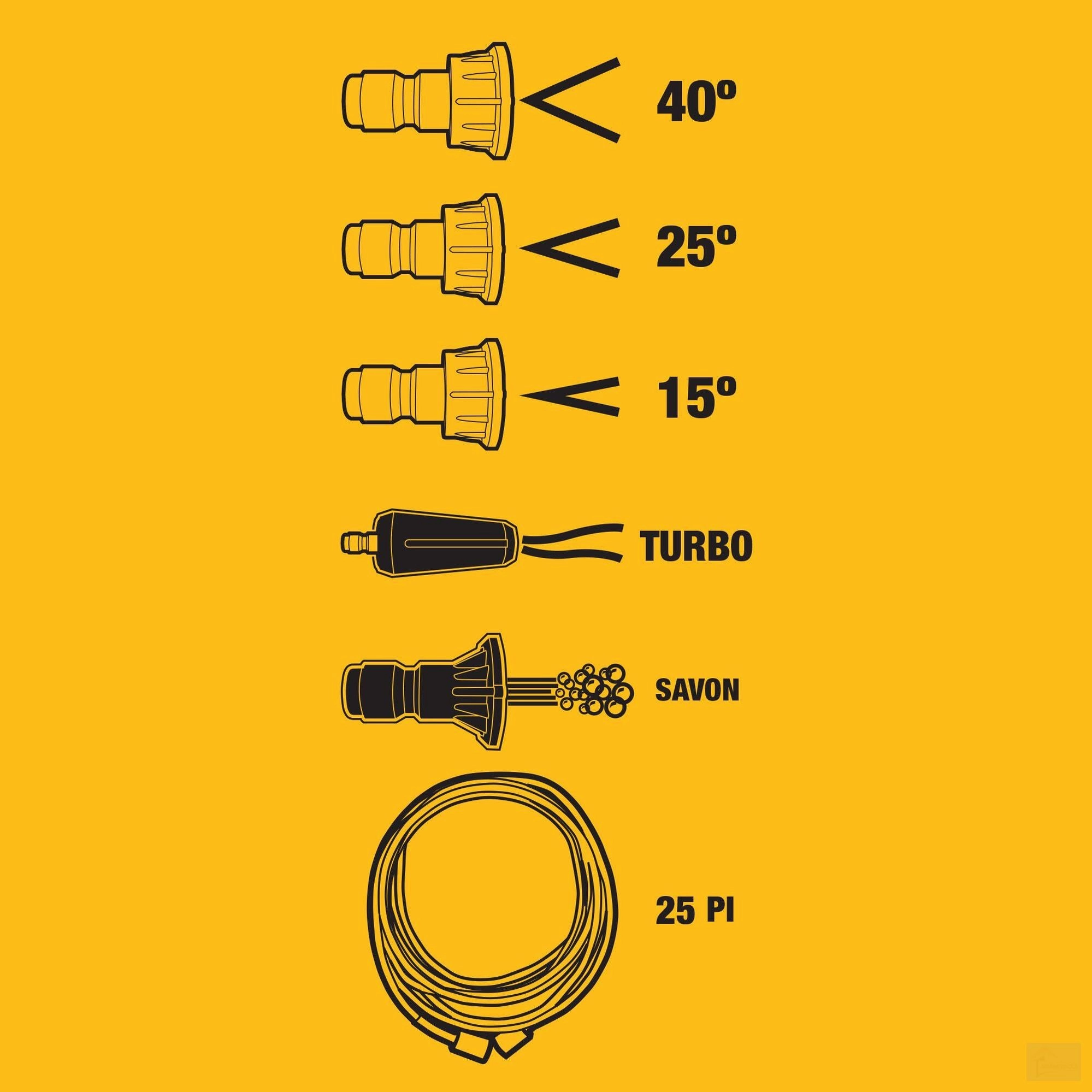 Dewalt Electric Pressure Washer - 2400 PSI 13 AMP [DWPW2400]