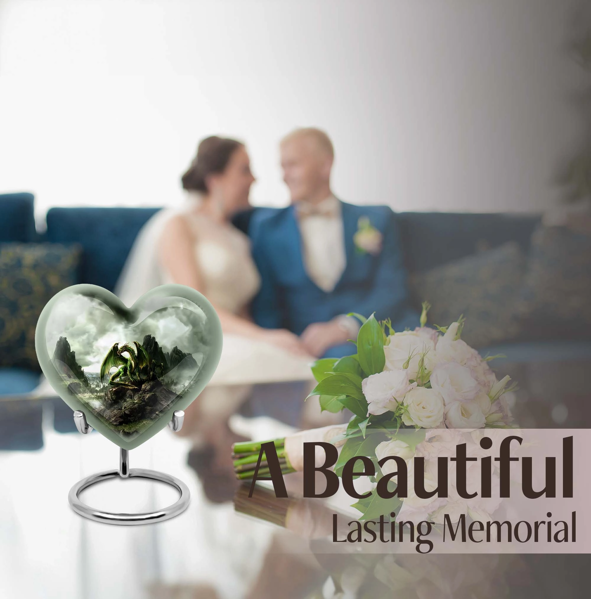 Dragon Slayer's Tribute - Superior Cremation Urn for Men's