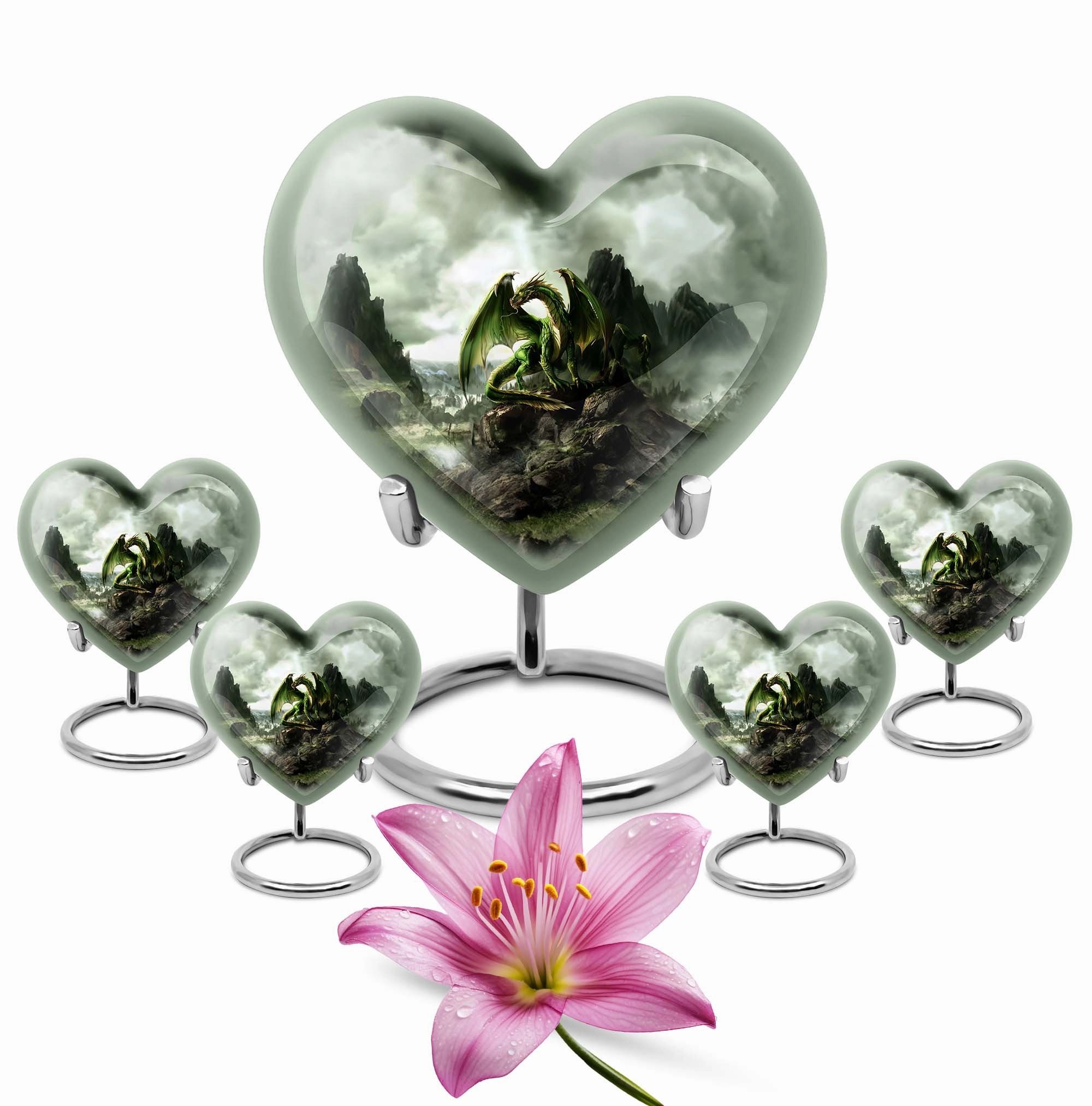 Dragon Slayer's Tribute - Superior Cremation Urn for Men's