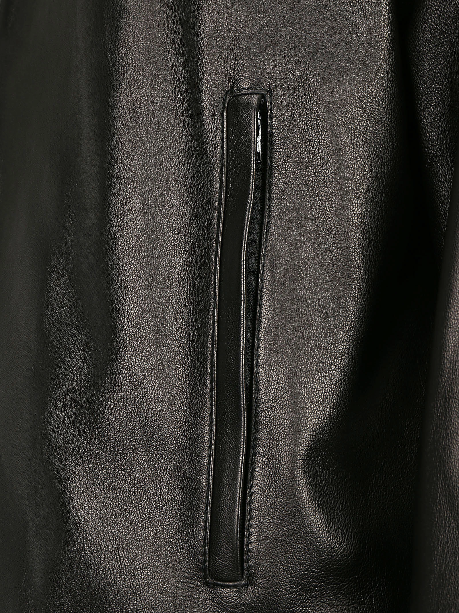 Dsquared2 Leather Bomber Jacket