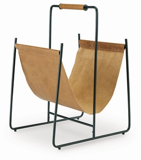 Faronworth Brown / Black Magazine Rack