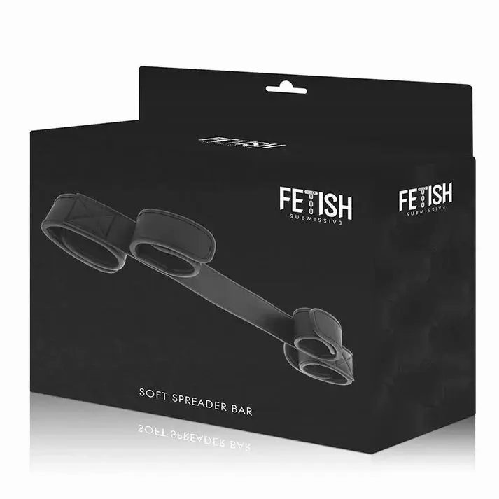 Fetish Submissive - Bondage Spreader Bar with neoprene lining