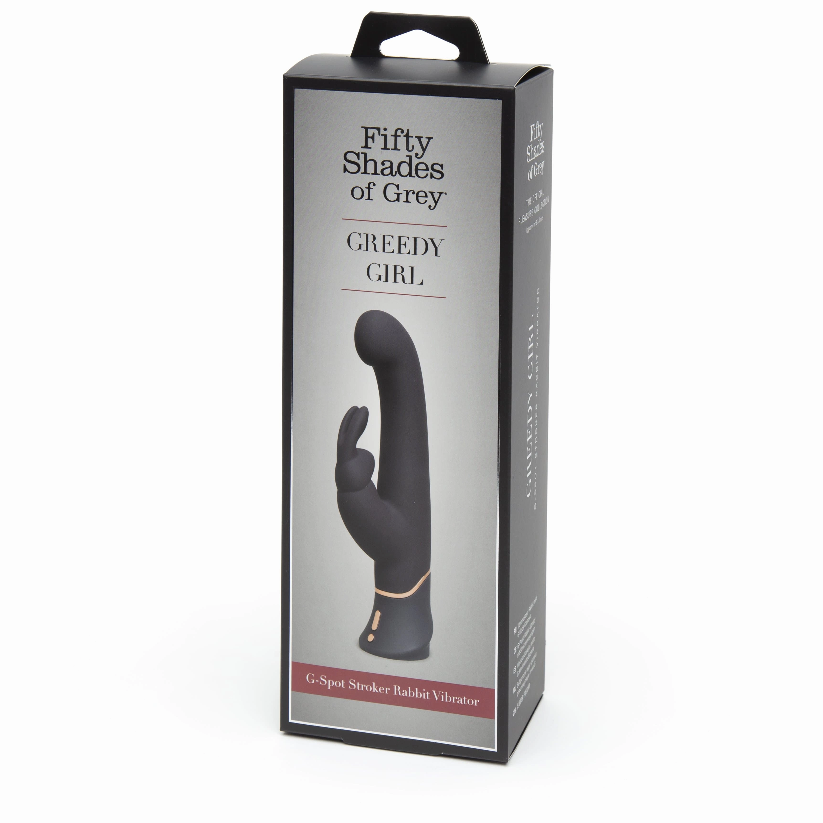 Fifty Shades of Grey - Greedy Girl G Spot Stroker Rabbit Vibrator (Black)