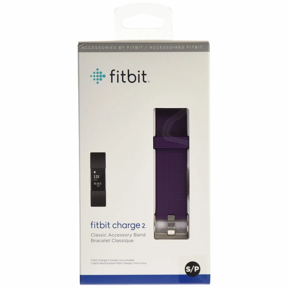 Fitbit 150440 Charge 2 Accessory Band, Purple, Small