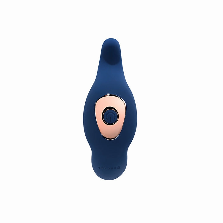 Gender X True Blue Thrusting Vibrator
