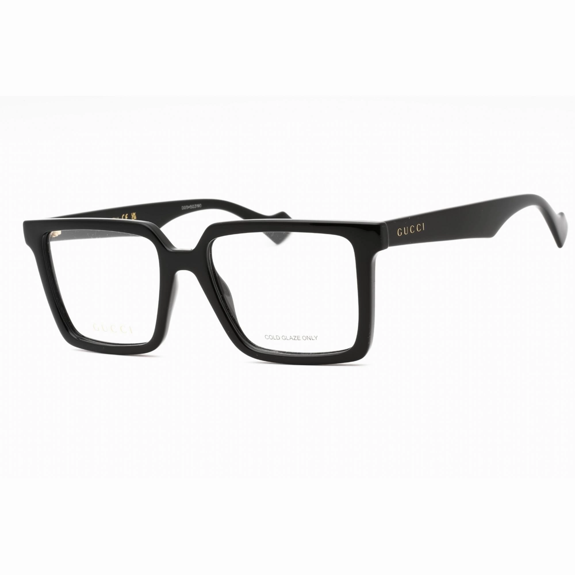Gucci Men's Eyeglasses - Black Plastic Full Rim Rectangular Shape Frame | GG1540O 005
