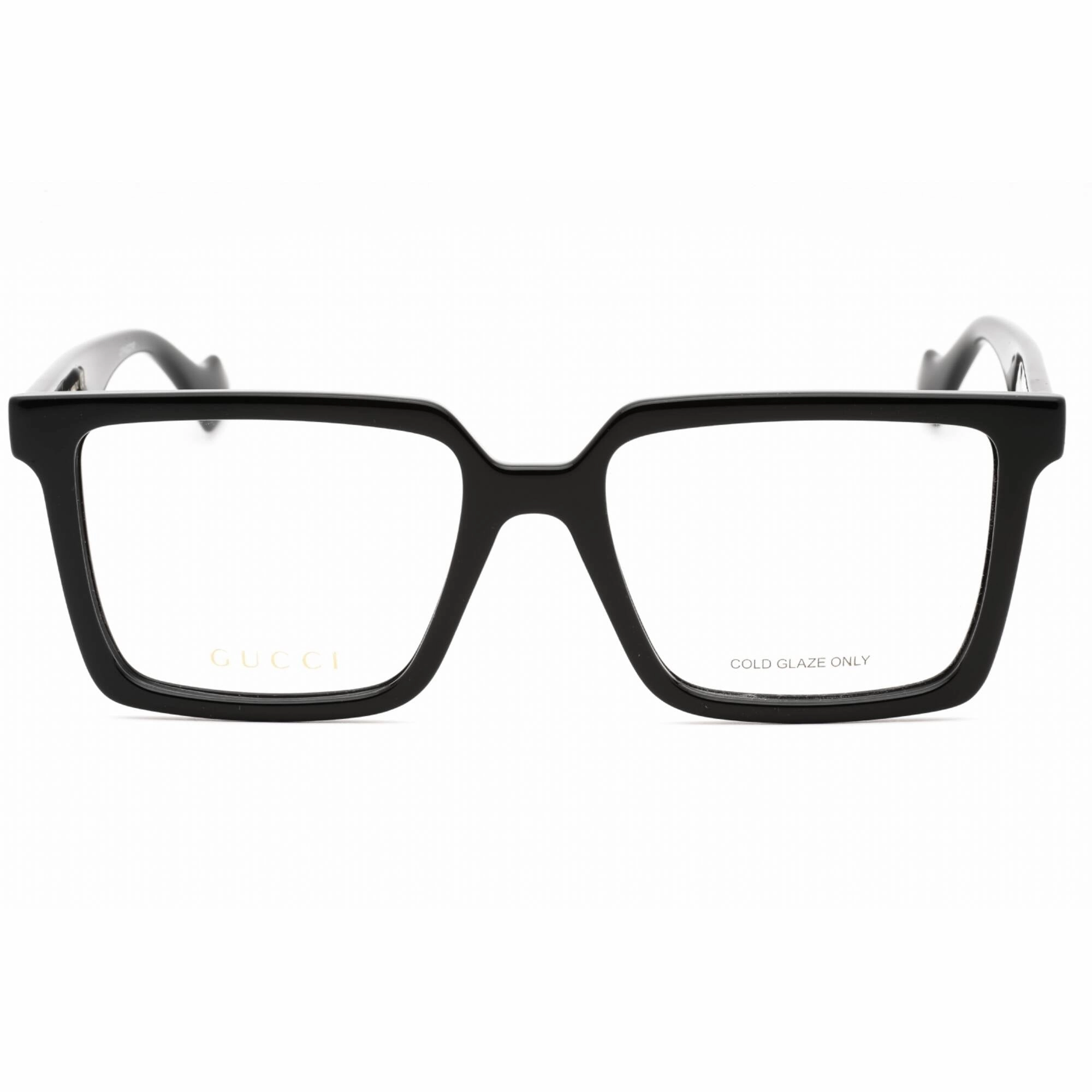 Gucci Men's Eyeglasses - Black Plastic Full Rim Rectangular Shape Frame | GG1540O 005