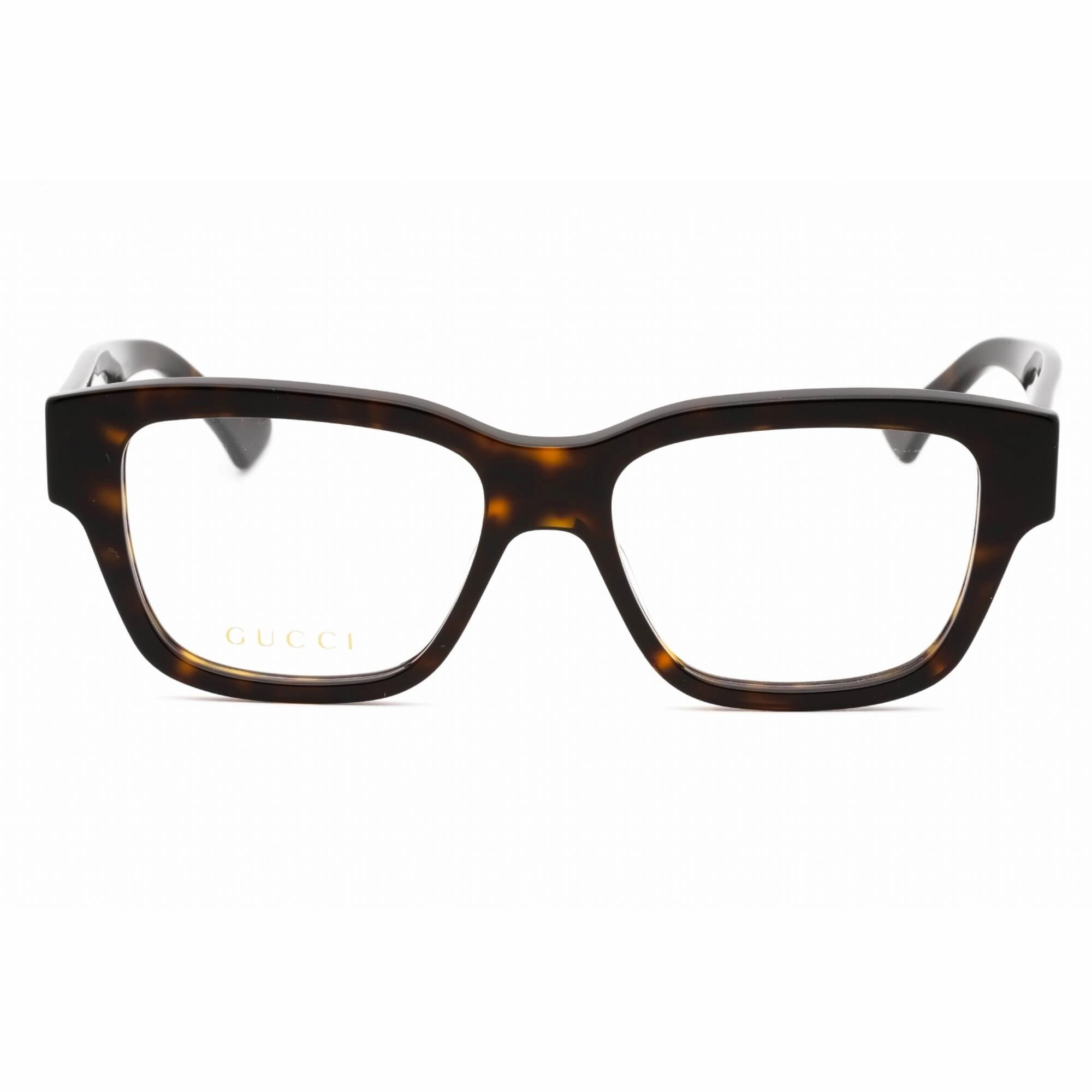 Gucci Men's Eyeglasses - Tortoise Acetate Full Rim Square Shape Frame | GG1428O 002