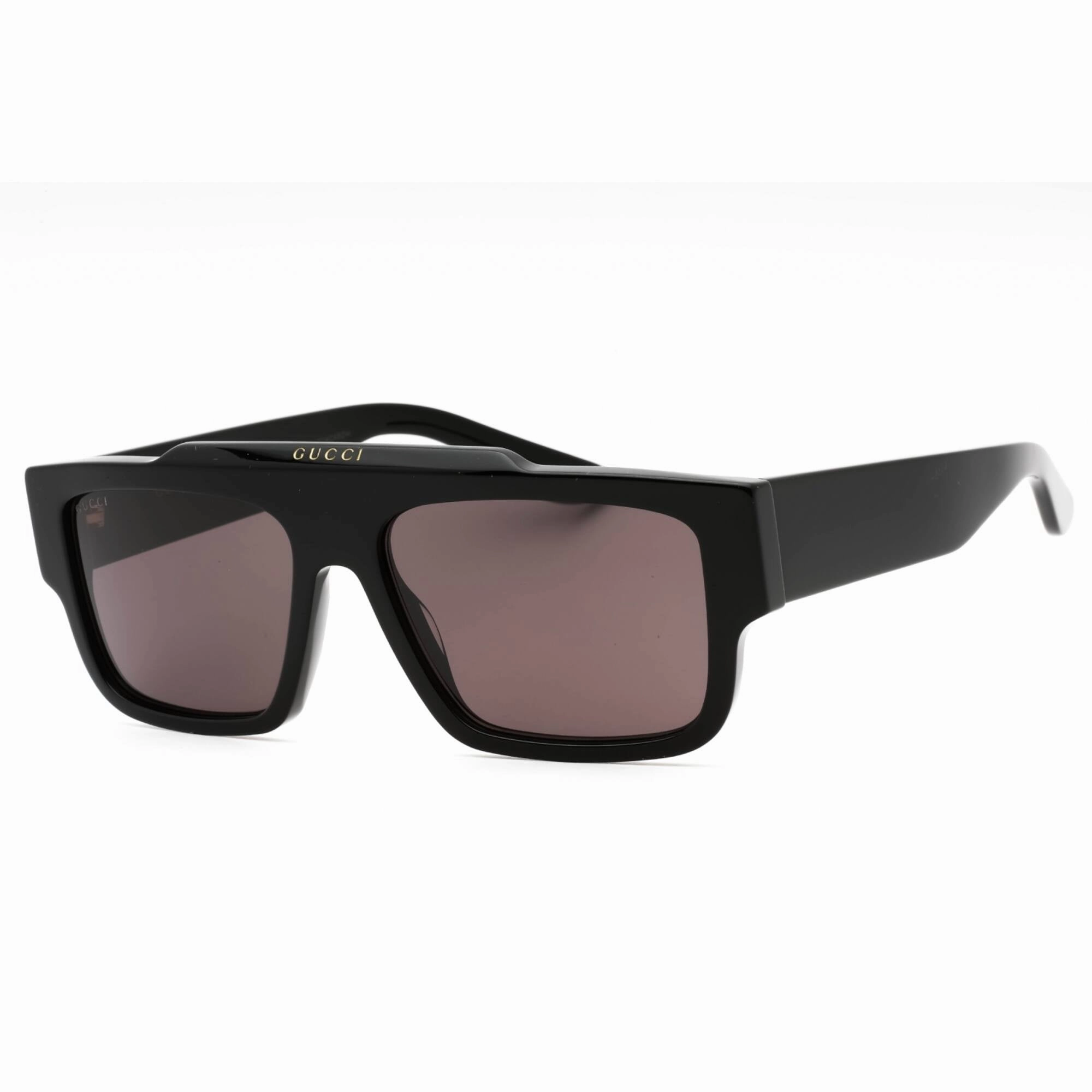 Gucci Men's Sunglasses - Black Acetate Full Rim Browline Shape Frame | GG1460S 001