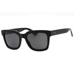 Gucci Men's Sunglasses - Black Acetate Full Rim Square Frame Smoke Lens | GG0001SN 001