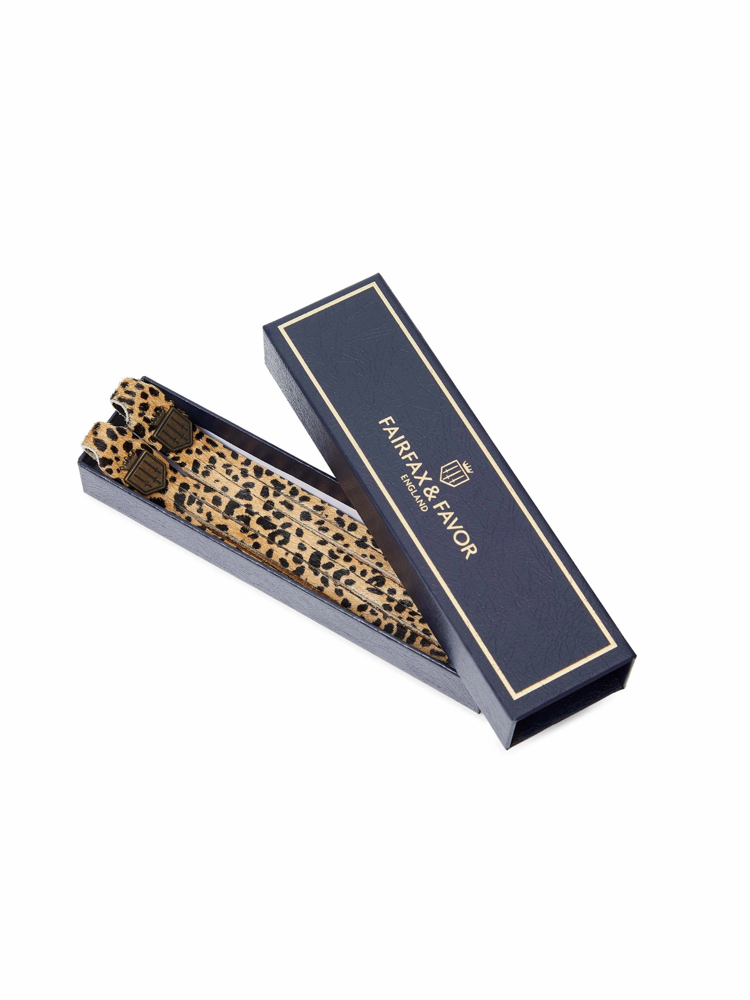 Haircalf Boot Tassels - Cheetah