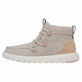 HEYDUDE Reyes Boots for Ladies - Light Grey - 7M