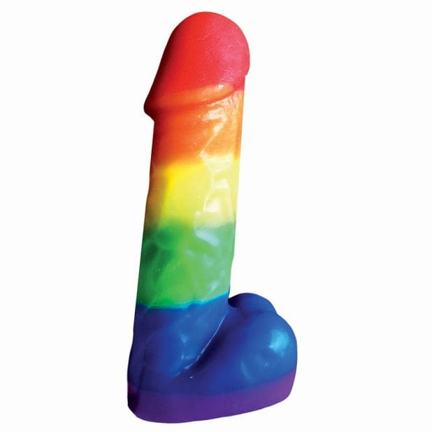Hott Products - Rainbow Pecker Party Candle (Multi Colour)
