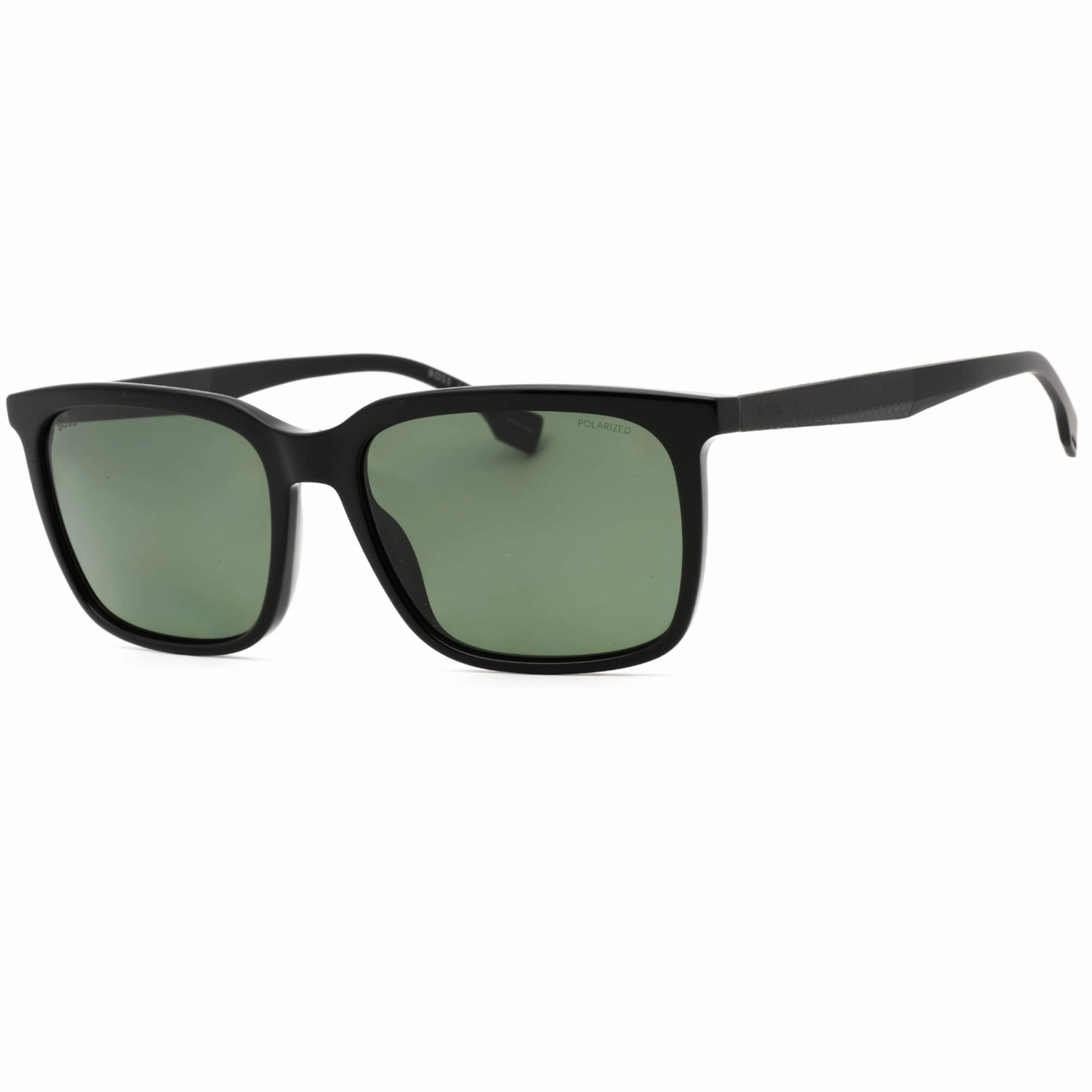 Hugo Boss Men's Sunglasses - Black Plastic Rectangular Frame | BOSS 1579/S 0807 UC