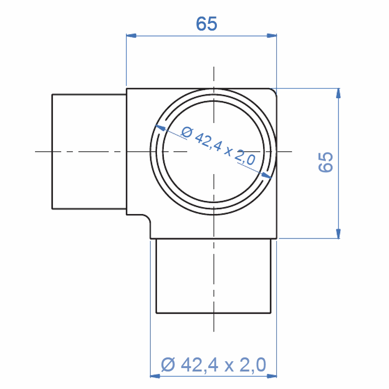 Inox® 3-Way Corner