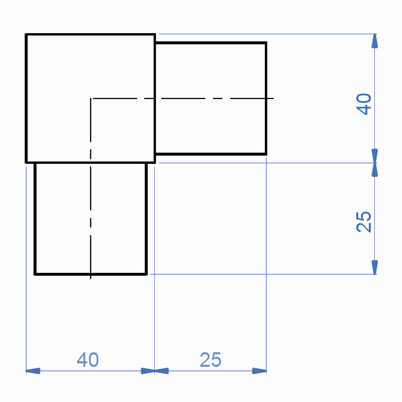 Inox® Cube System 90° Elbow