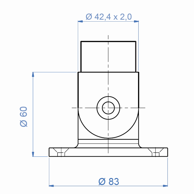 Inox® Pivotable Anchor Flange