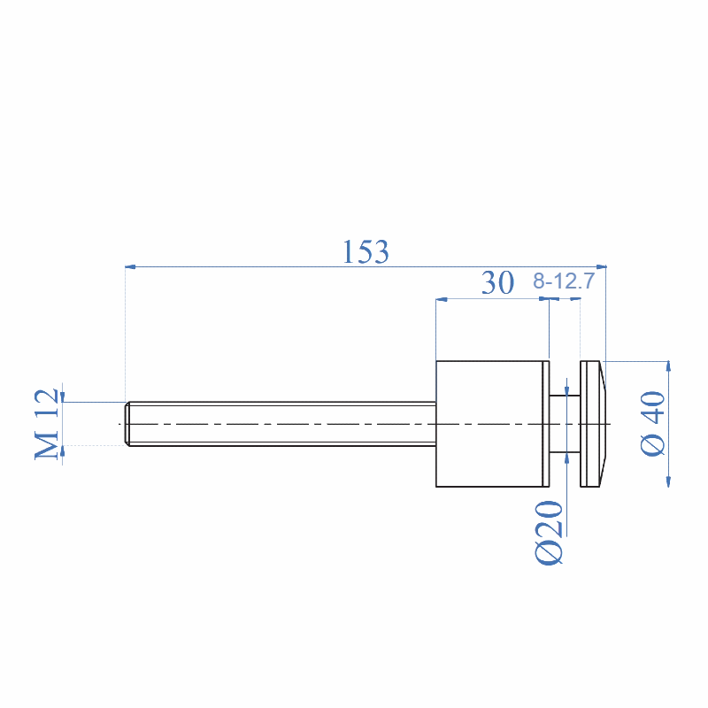 Inox® Round Glass Holder