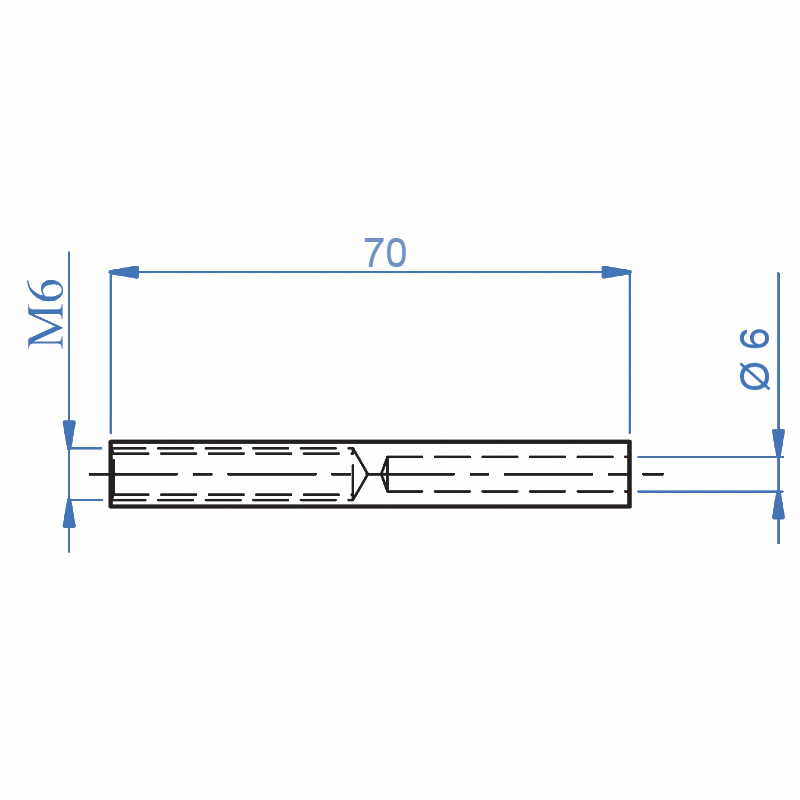 Inox Wire Rope Nipple