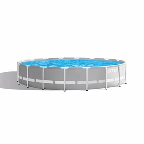 Intex 26731EH 18' X 48" Prism Frame Premium Above Ground Pool Set w/ Pump