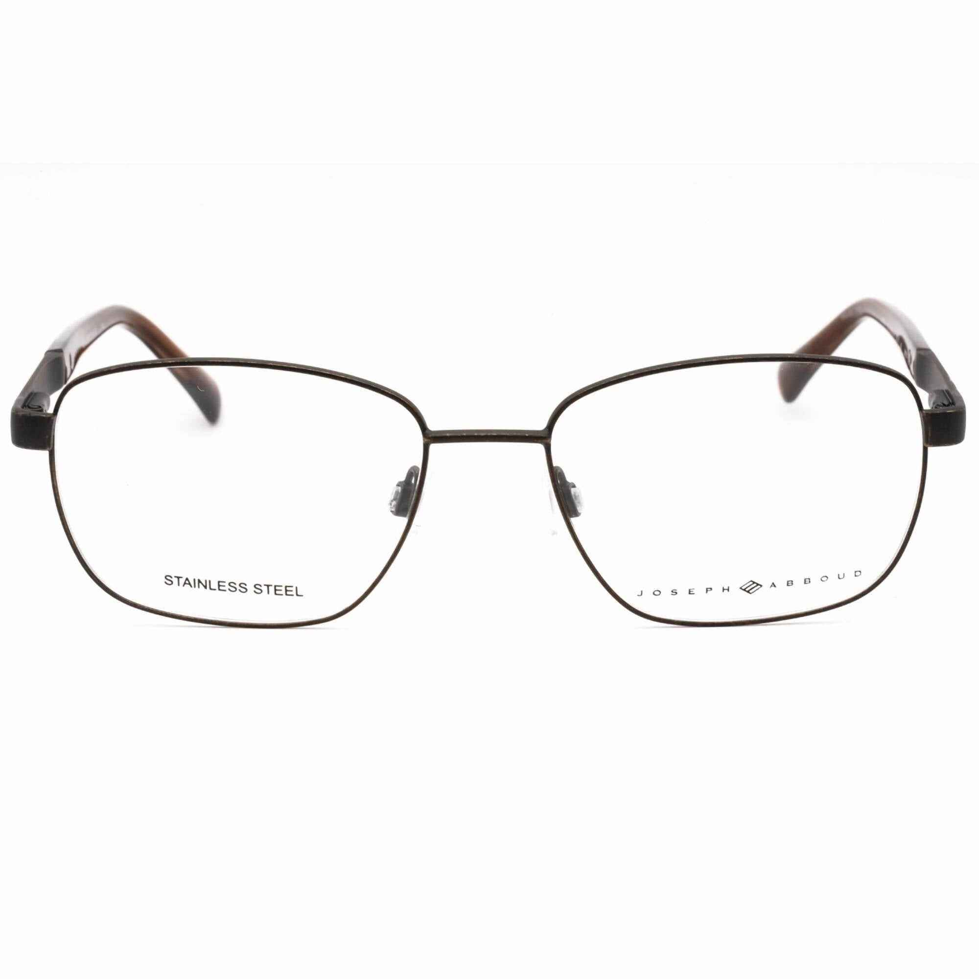 Joseph Abboud Men's Eyeglasses - Brown Metal Full Rim Rectangular Frame | JA4094 215