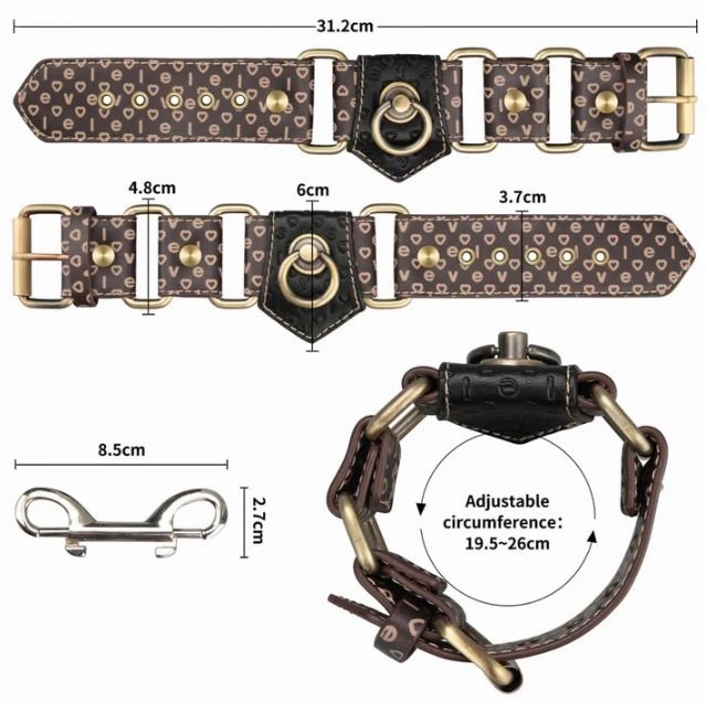 LoveToy Rebellion Reign Vegan Leather Handcuffs