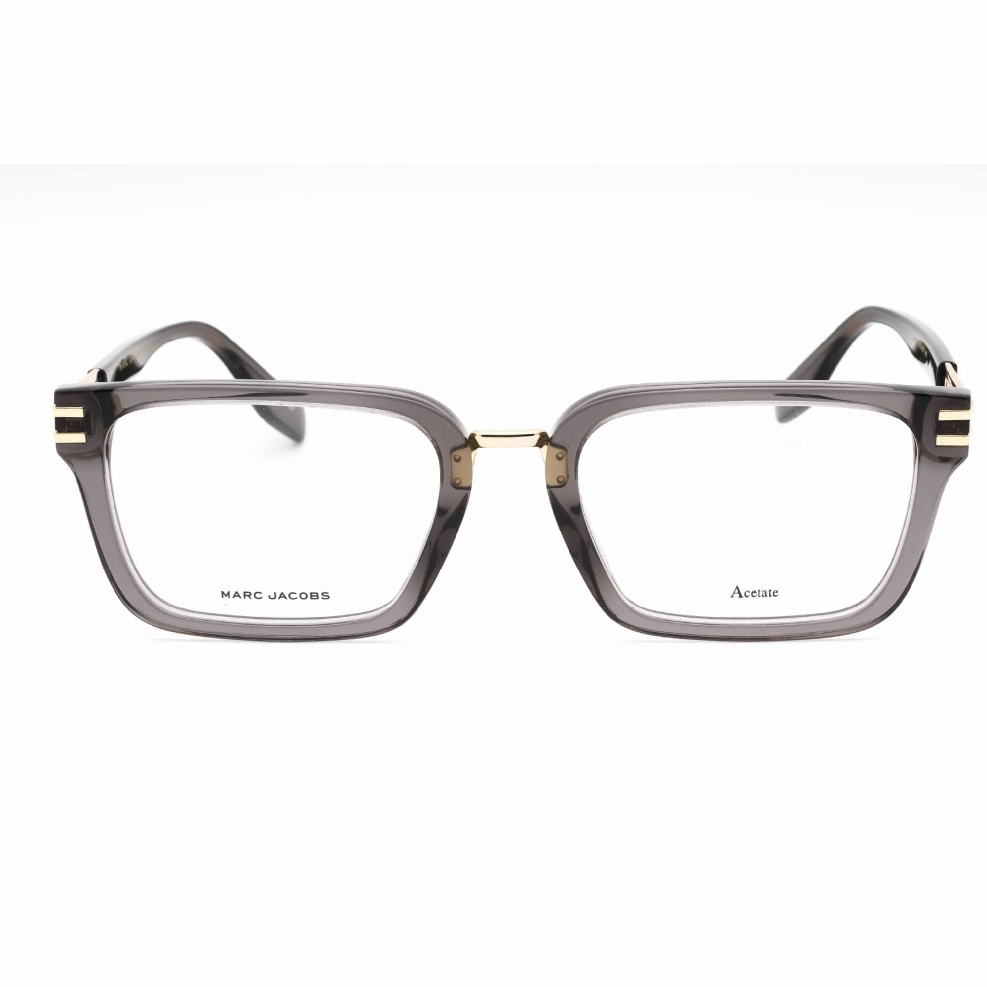 Marc Jacobs Men's Eyeglasses - Grey Plastic Rectangular Full Rim Frame | MARC 603 KB7