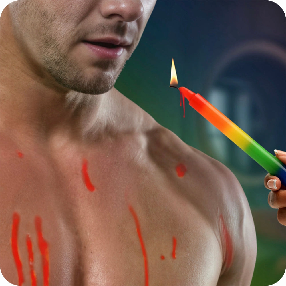 Master Series Pride Rainbow Drip Candles