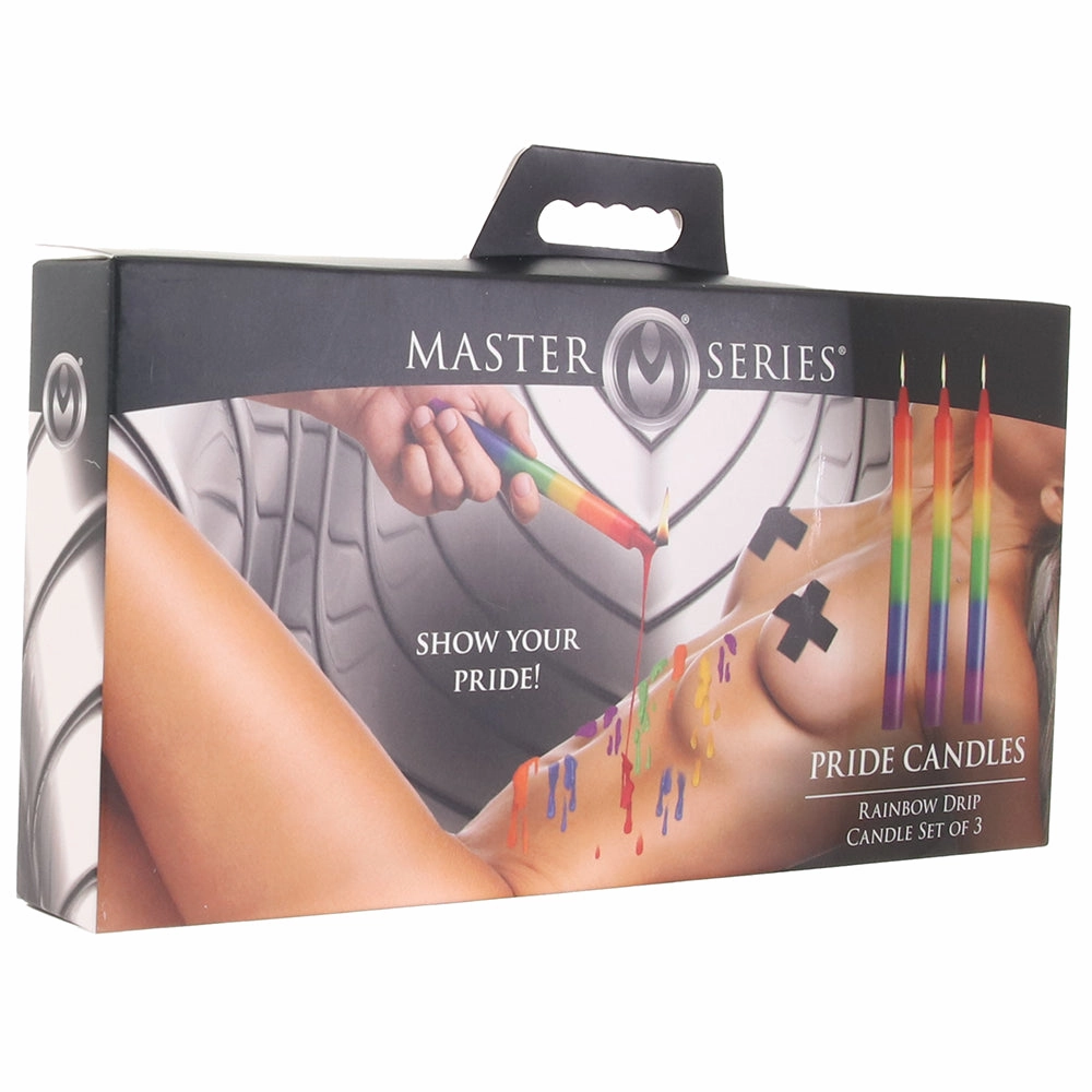 Master Series Pride Rainbow Drip Candles