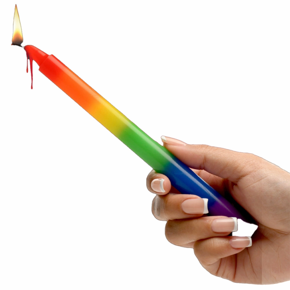 Master Series Pride Rainbow Drip Candles