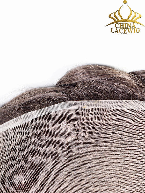 Mens Toupee 8"x 10" French Lace Mens Hairpiece Toupee For Men HD105