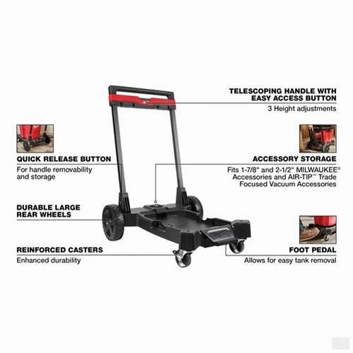 Milwaukee Premium Wet/Dry Vacuum Cart 0933-20