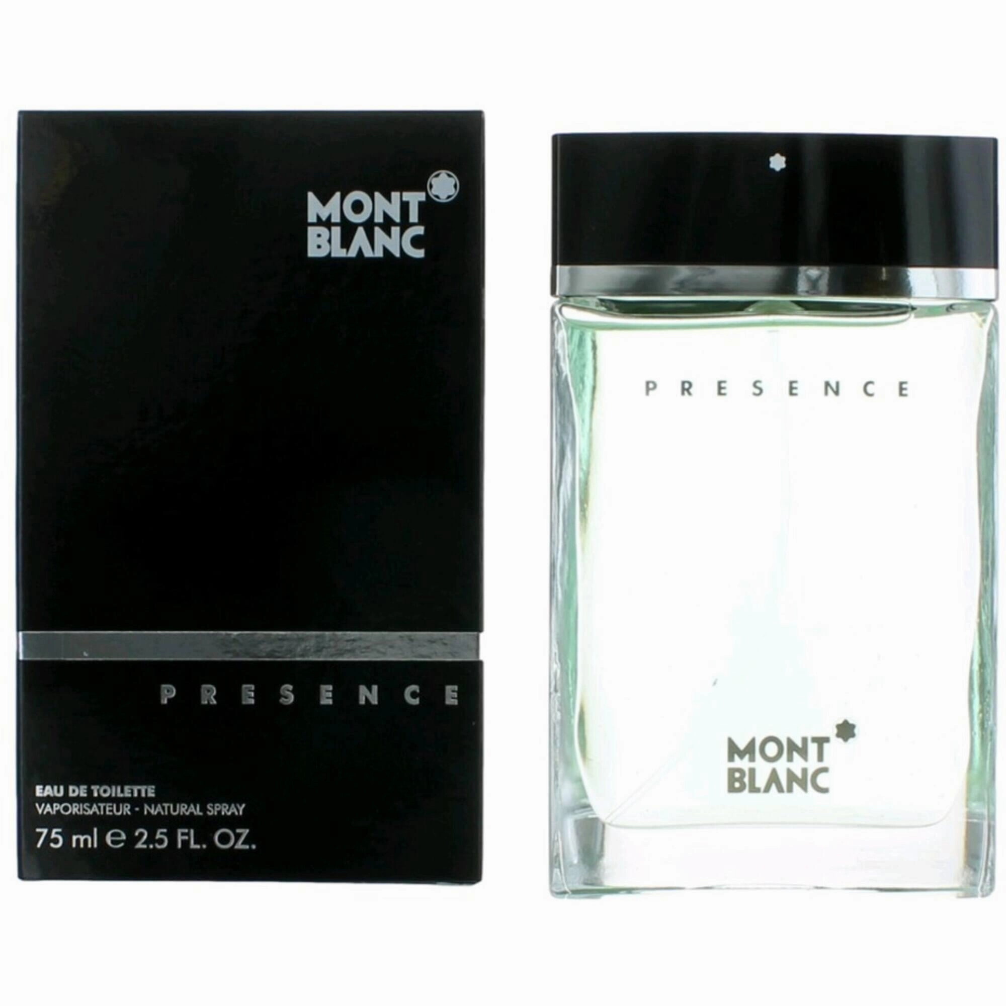 Montblanc Men's EDT Spray - Presence Sage, Apple, Heliotrope Heart Notes, 2.5 oz