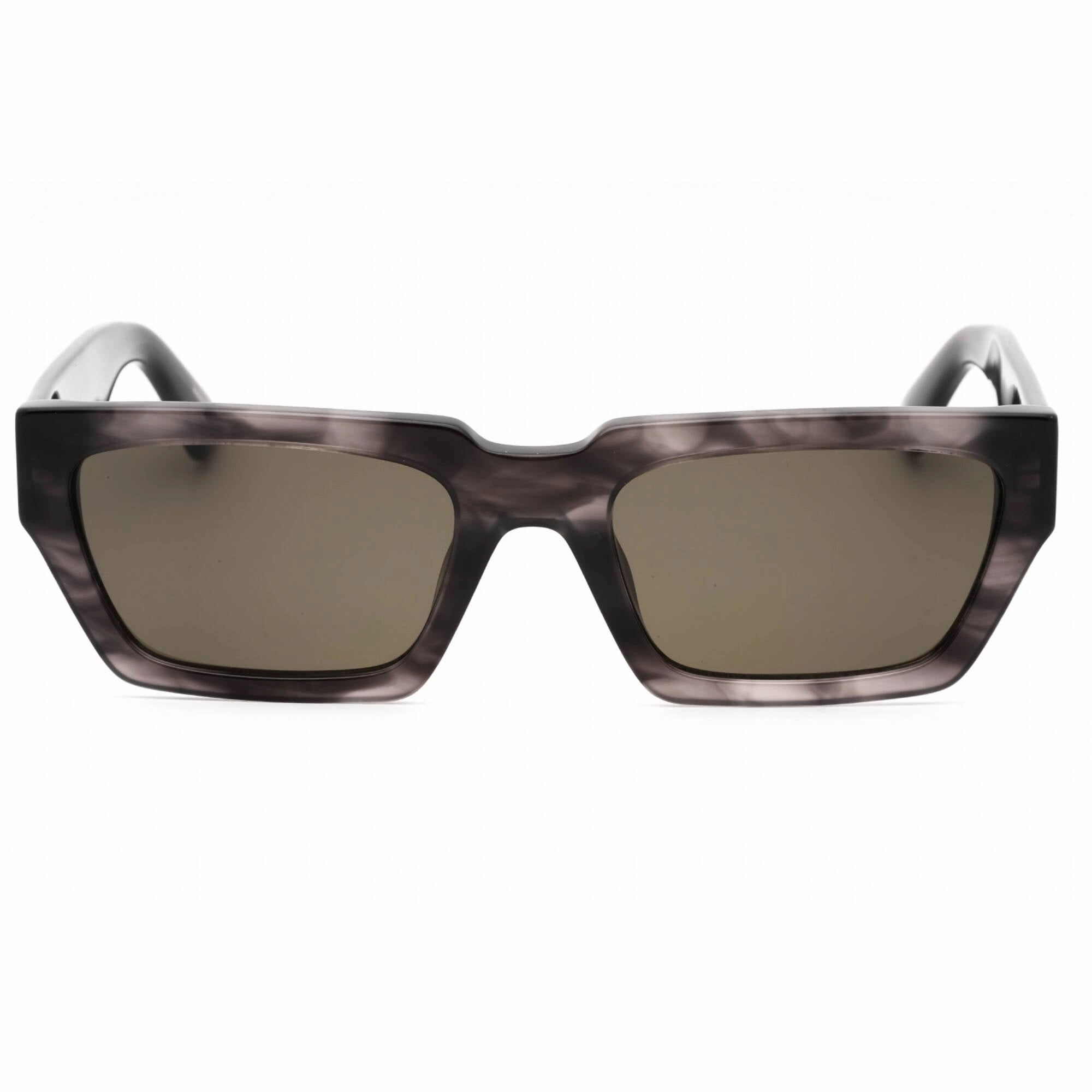 Moschino Men's Sunglasses - Grey Horn Plastic Rectangular Frame | MOS166/S 02W8 IR