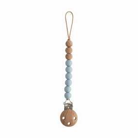 Mushie Pacifier Clip Eva Cloud