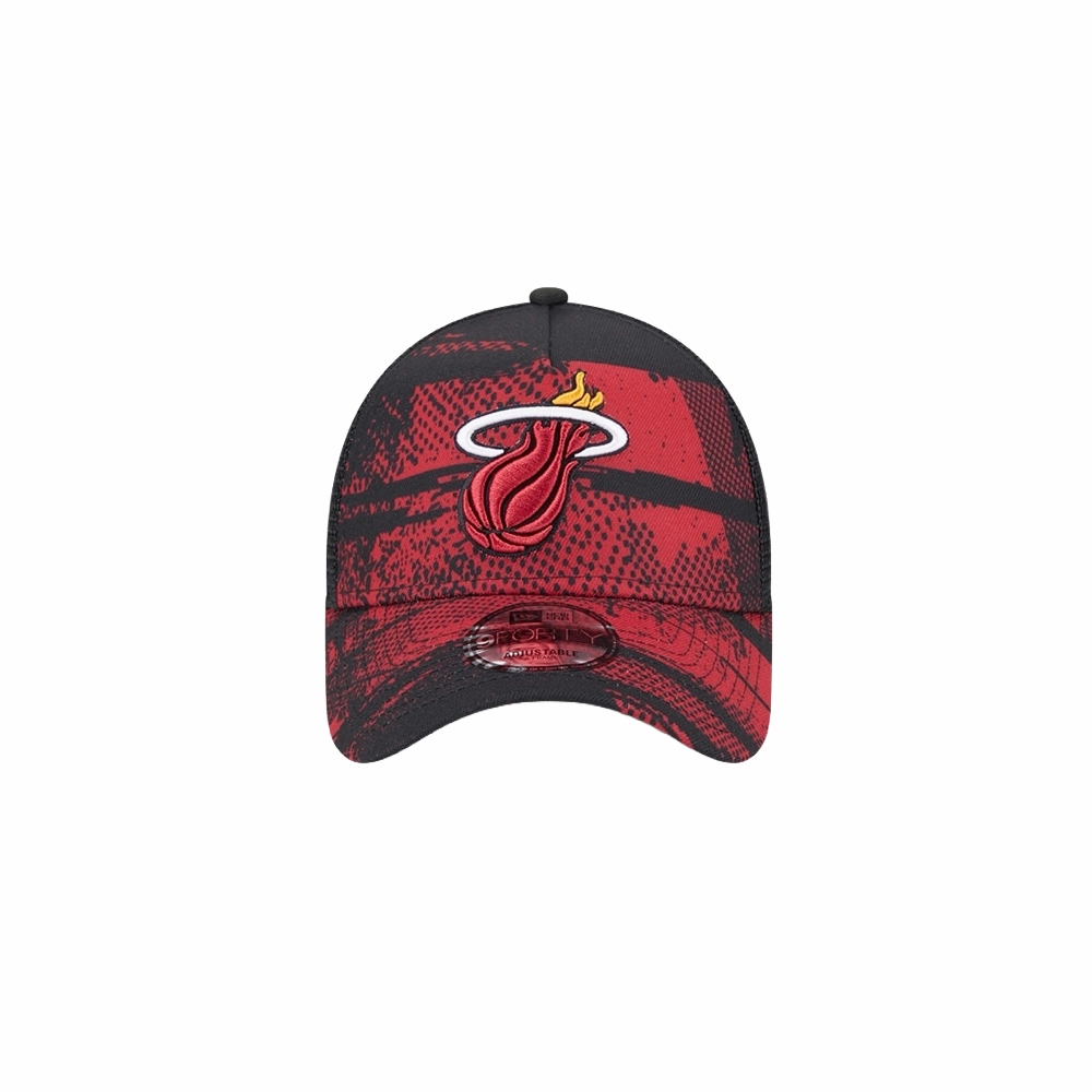 New Era Miami HEAT 2024 Tipoff Trucker Snapback
