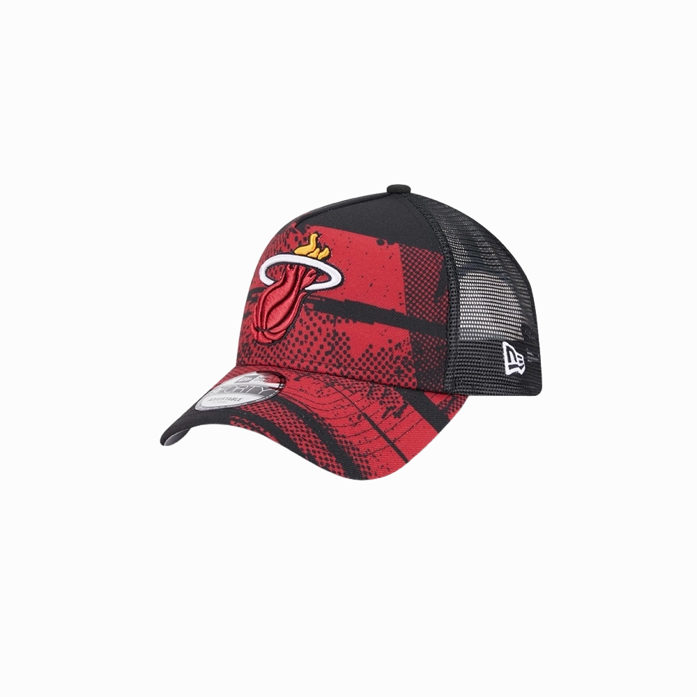 New Era Miami HEAT 2024 Tipoff Trucker Snapback