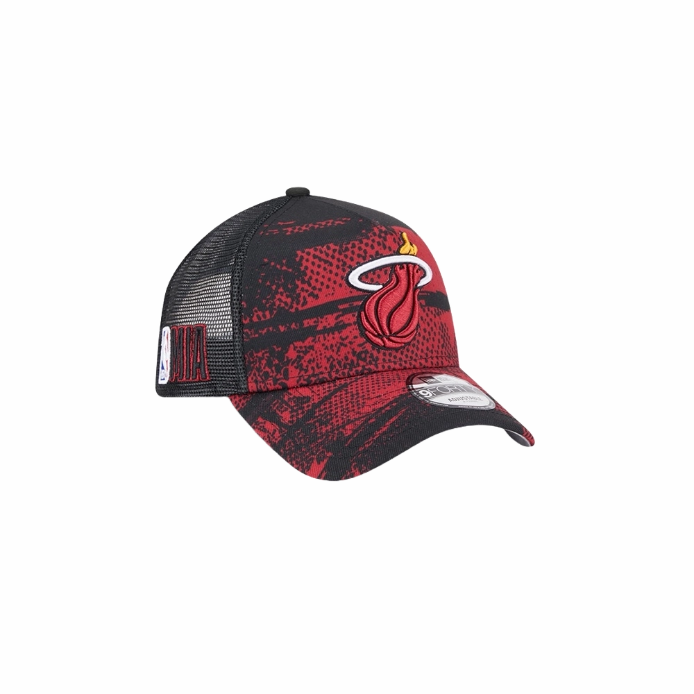 New Era Miami HEAT 2024 Tipoff Trucker Snapback