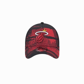New Era Miami HEAT 2024 Tipoff Trucker Snapback