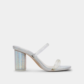NOLES PRIDE HEELS CRYSTAL VINYL