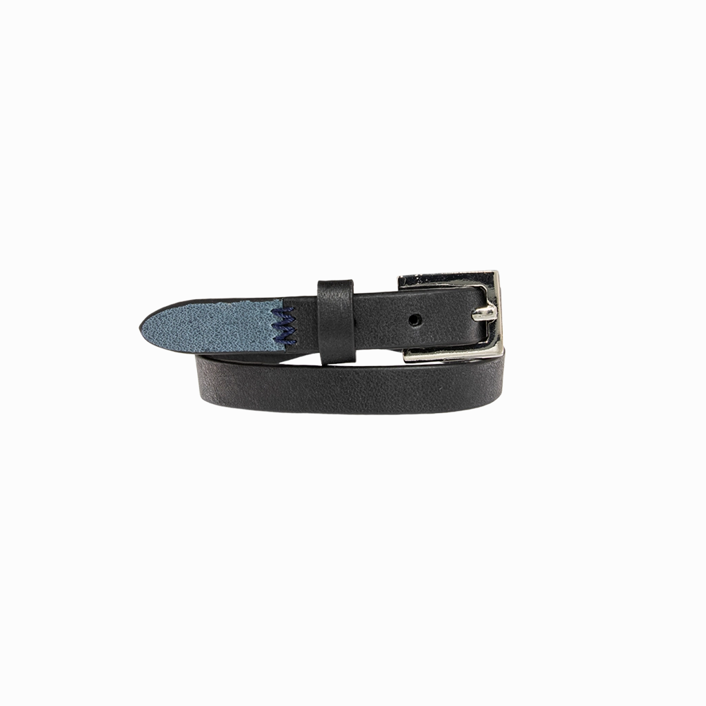 NYC Double Wrap Bracelet Men Black & Blue