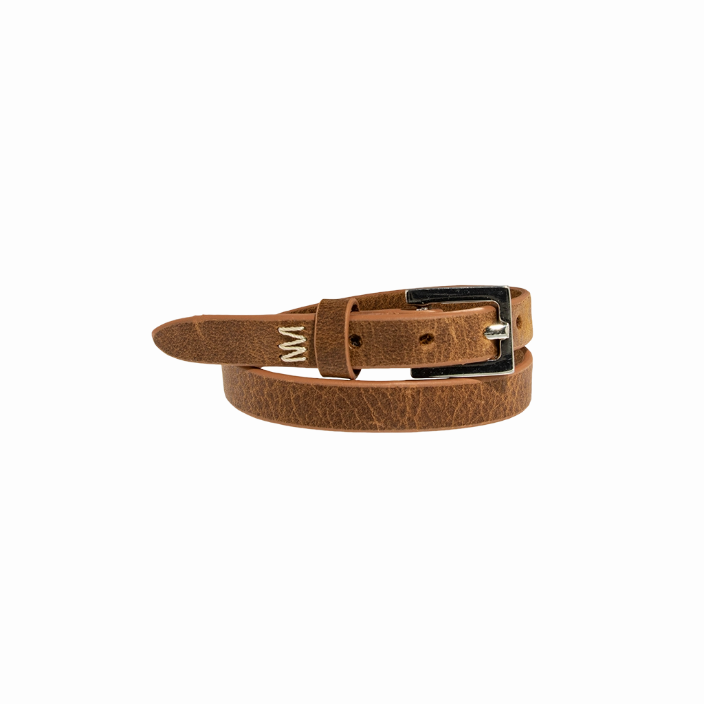 NYC Double Wrap Bracelet Women Cognac